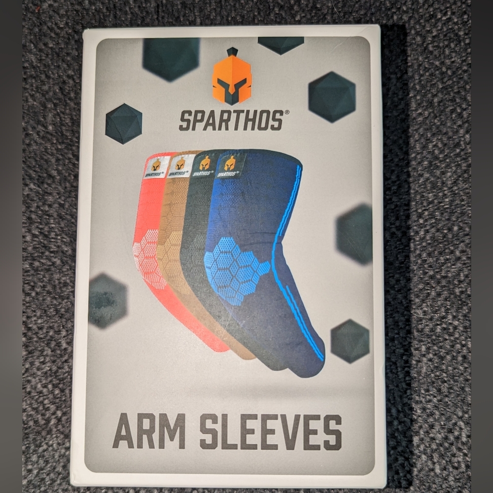 Sparthos Arm sleeves - includes 2 arm sleeves in black